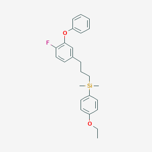 molecular formula C25H29FO2Si B012357 Silafluofen CAS No. 105024-66-6