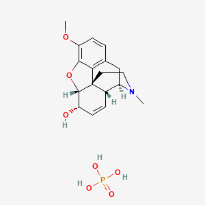 molecular formula C18H24NO7P B1235702 Codeine phosphate CAS No. 52-28-8