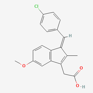1H-Indene-3-acetic acid, 1-((4-chlorophenyl)methylene)-5-methoxy-2-methyl-