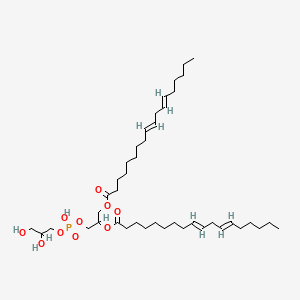 molecular formula C42H75O10P B1235745 Dilinoleoylphosphatidylglycerol CAS No. 89315-60-6
