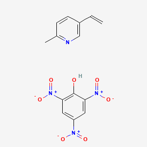 Poly-2-methyl-5-vinylpyridine picrate