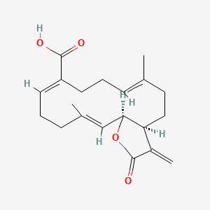 molecular formula C20H26O4 B1235757 Lobohedleolide 