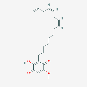 molecular formula C22H30O4 B1235758 Sorgoleone 