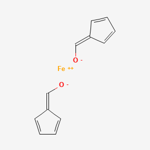 molecular formula C12H10FeO2 B12357958 Ferrocene, 1,1'-diformyl- 