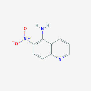 molecular formula C9H7N3O2 B123580 5-Amino-6-nitroquinoline CAS No. 35975-00-9