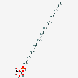molecular formula C61H101O9P B1235808 D-mannosyl undecaprenyl phosphate 