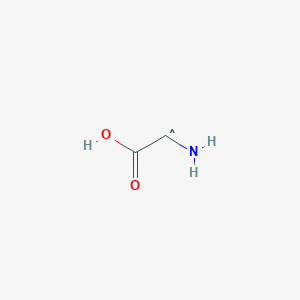 molecular formula C2H4NO2 B1235812 Amino(carboxy)methyl 