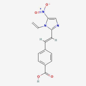 molecular formula C14H11N3O4 B1235817 Stirimazole CAS No. 30529-16-9