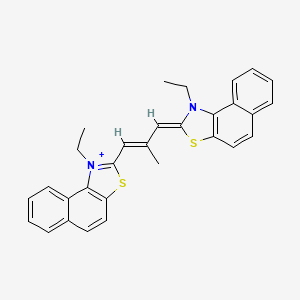 molecular formula C30H27N2S2+ B1235818 carbocyanin DBTC(1+) 