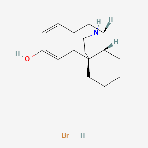 molecular formula C16H22BrNO B1235820 Norlevorphanol hydrobromide CAS No. 63732-85-4