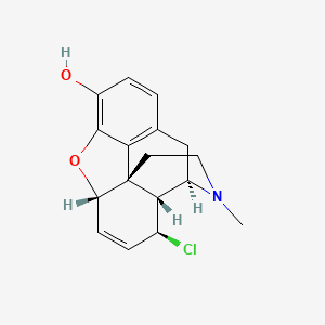 molecular formula C17H18ClNO2 B1235823 beta-Chloromorphide CAS No. 60048-95-5
