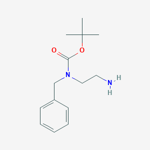 molecular formula C14H22N2O2 B123583 tert-Butyl (2-aminoethyl)(benzyl)carbamate CAS No. 152193-00-5