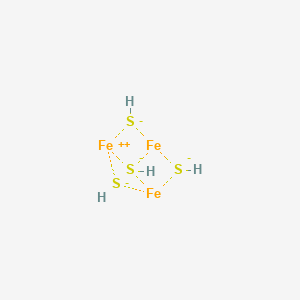 molecular formula Fe3H4S4-2 B1235830 Iron;iron(2+);sulfanide 