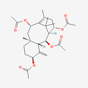molecular formula C28H40O8 B1235835 taxuyunnanin C 