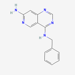 4-N-benzylpyrido[4,3-d]pyrimidine-4,7-diamine