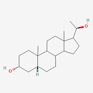molecular formula C21H36O2 B1235848 5beta-Pregnane-3alpha,20alpha-diol 