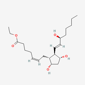 molecular formula C22H38O5 B1235850 Dinoprost ethyl ester CAS No. 53764-89-9