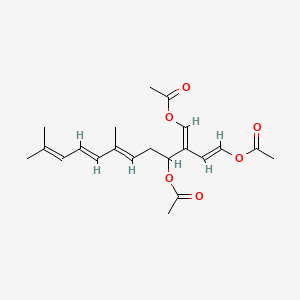 molecular formula C21H28O6 B1235871 Rhipocephalin CAS No. 71135-78-9