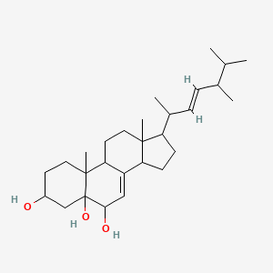 molecular formula C28H46O3 B1235876 Cerevisterol 