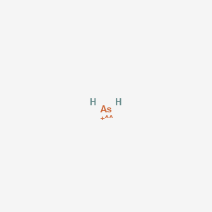 molecular formula AsH2+ B1235879 胂鎓离子 