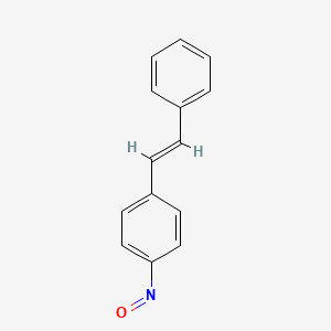 molecular formula C14H11NO B1235888 4-Nitrosostilbene CAS No. 38241-21-3