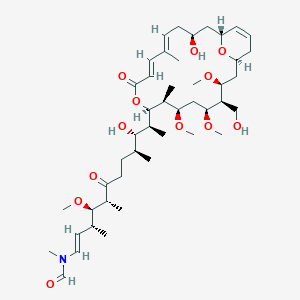 molecular formula C45H75NO12 B1235889 Scytophycin E 