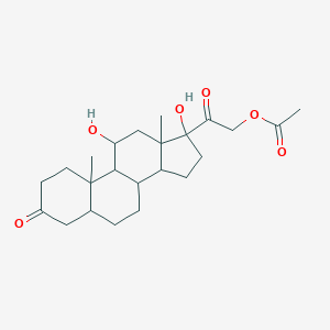 11,17-Dihydroxy-3,20-dioxopregnan-21-yl acetate