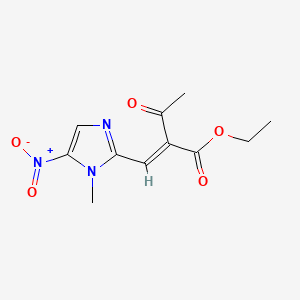 molecular formula C11H13N3O5 B1235895 Propenidazole CAS No. 76448-31-2