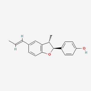 molecular formula C18H18O2 B1235902 (+)-Conocarpan CAS No. 221666-27-9