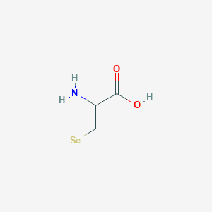 molecular formula C3H6NO2Se B1235915 (S)-2-Amino-3-hydroselenopropanoic acid CAS No. 3614-08-2