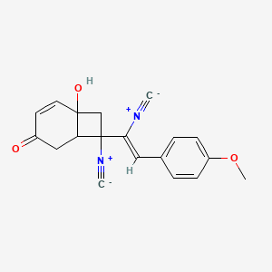 molecular formula C19H16N2O3 B1235931 Leptocillin CAS No. 123949-57-5