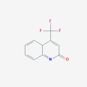 molecular formula C10H6F3NO B12359402 4-(trifluoromethyl)-4aH-quinolin-2-one 