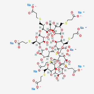 molecular formula C72H104Na8O48S8 B1235954 Sugammadex Sodium CAS No. 343306-79-6