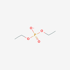 molecular formula C4H10O4P- B1235960 Diethylphosphate CAS No. 48042-47-3