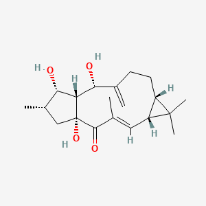 molecular formula C20H30O4 B1235966 17-Hydroxyisolathyrol 