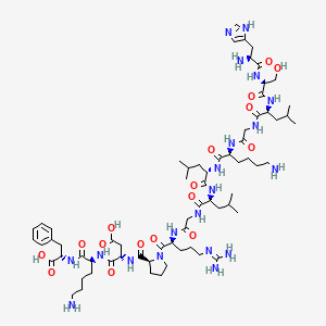 molecular formula C67H110N20O17 B12360021 [Leu144,Arg147]-PLP (139-151) 