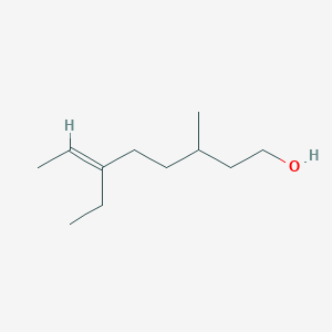 molecular formula C11H22O B1236013 6-Ethyl-3-methyloct-6-en-1-ol CAS No. 26330-65-4