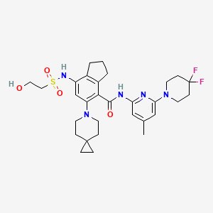 molecular formula C30H39F2N5O4S B12360162 KIF18A-IN-12 