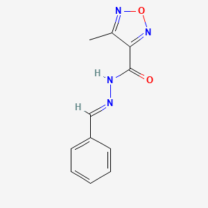 4-Methyl-N'-[(E)-phenylmethylidene]-1,2,5-oxadiazole-3-carbohydrazide