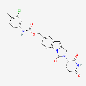 molecular formula C24H21ClN4O5 B12360453 GSPT1 degrader-4 