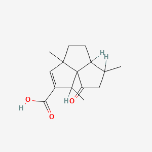 2,5,9-Trimethyl-11-oxotricyclo[6.3.0.01,5]undec-3-ene-3-carboxylic acid