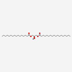 molecular formula C37H72O5 B12360607 Glyceryl 1,3-palmitostearate, (S)- CAS No. 5281-87-8