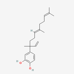 molecular formula C21H30O2 B1236061 4-Nerolidylcatechol CAS No. 74683-11-7
