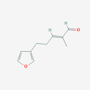 E-2-Methyl-5-(fur-3-yl)-pent-2-enal
