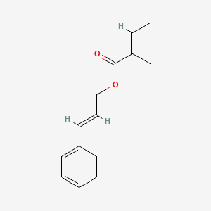 molecular formula C14H16O2 B1236069 Cinnamyl 2-methylcrotonate CAS No. 61792-12-9