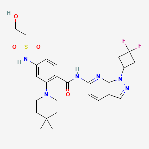 molecular formula C26H30F2N6O4S B12360713 KIF18A-IN-10 