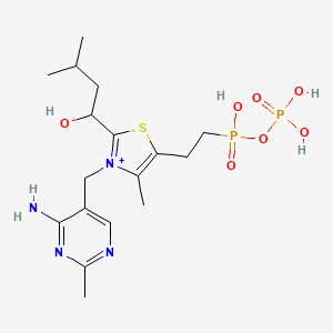 molecular formula C17H29N4O7P2S+ B1236075 3-Methyl-1-hydroxybutylthiamine diphosphate 