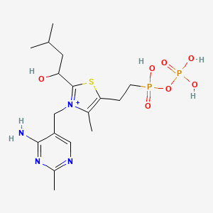 3-Methyl-1-hydroxybutylthiamine diphosphate
