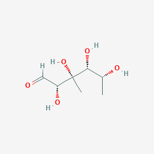 molecular formula C7H14O5 B1236077 Evalose 