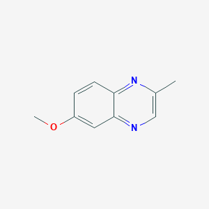 molecular formula C10H10N2O B123609 6-Methoxy-2-methylquinoxaline CAS No. 146294-17-9